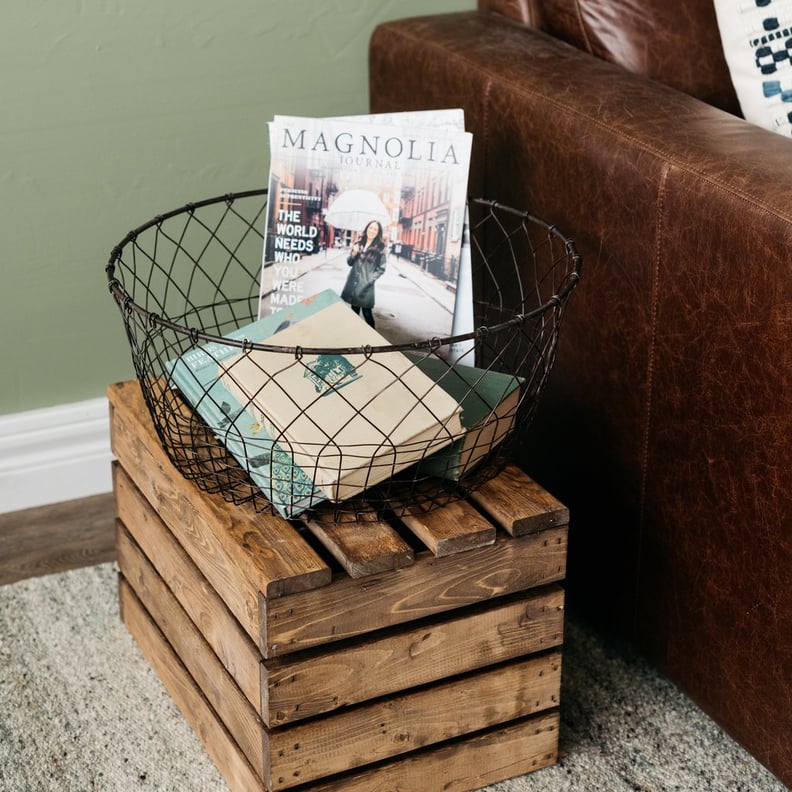 Vintage Inspired Wire Basket - Magnolia