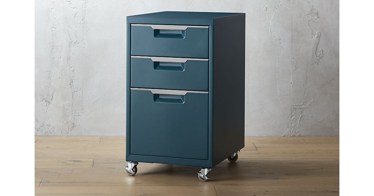 Cb2 Tps Teal Filing Cabinet 16 Stylish Storage Items That Will Actually Improve Your Home Decor Popsugar Home Photo 5