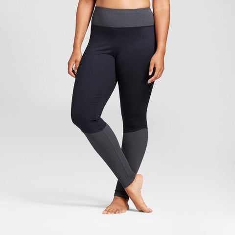 JoyLab Women's Plus Comfort Ribbed Long Leggings