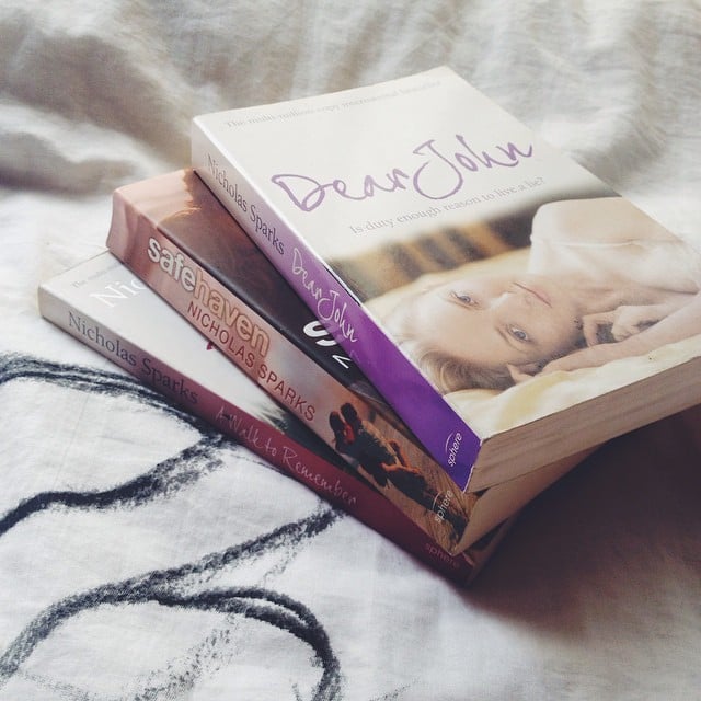 You have your own personal Nicholas Sparks library.