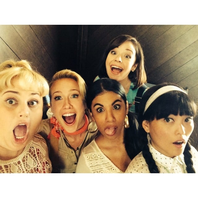 The Bellas, in a funny-face moment.
Source: Instagram user therealannacamp