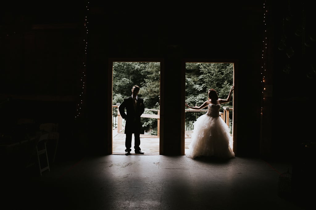 Black and Gold Halloween Wedding