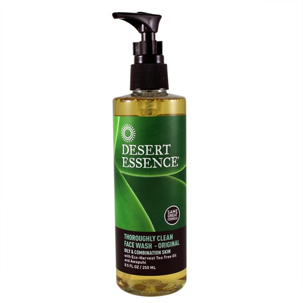 This face wash will leave your face squeaky clean and nourished.
Desert Essence Thoroughly Clean Face Wash ($9)