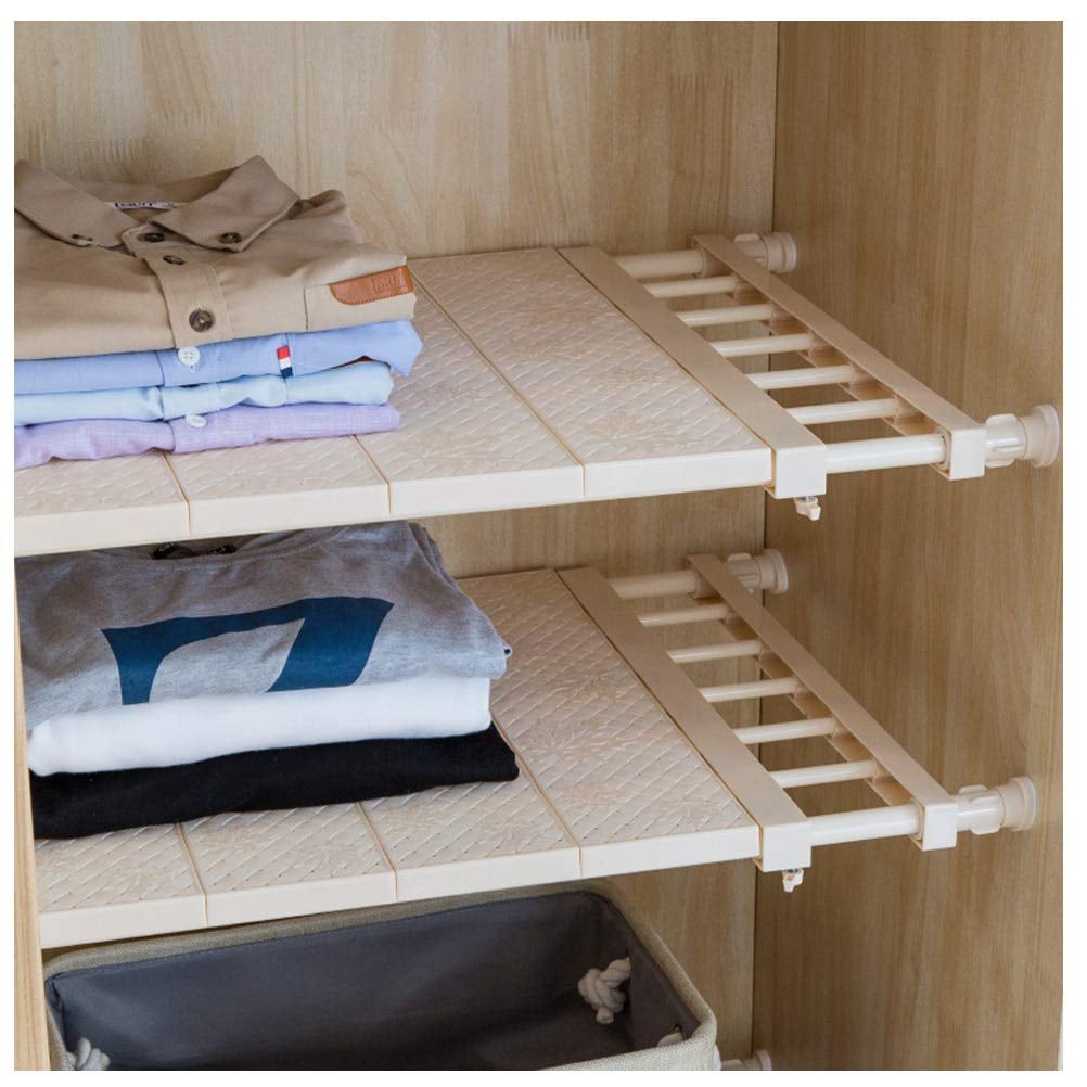 Apsoonsell Adjustable Shelf Closet Storage Rack Organiser