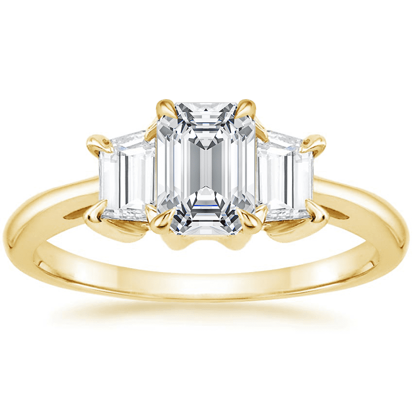 Brilliant earth 3 stone rings hot sale
