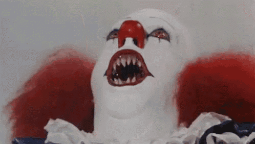Image result for scary clowns gif