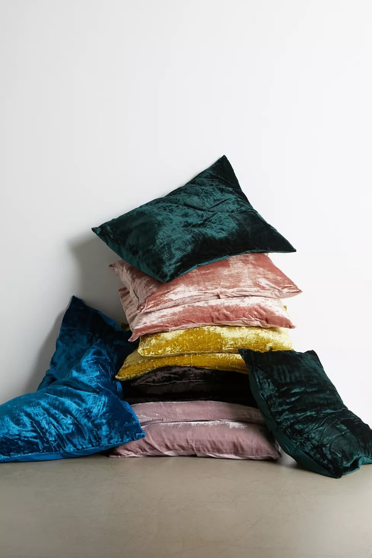 Something Velvet Skye Velvet Sham Set Best Bedding From Urban Outfitters POPSUGAR Home UK