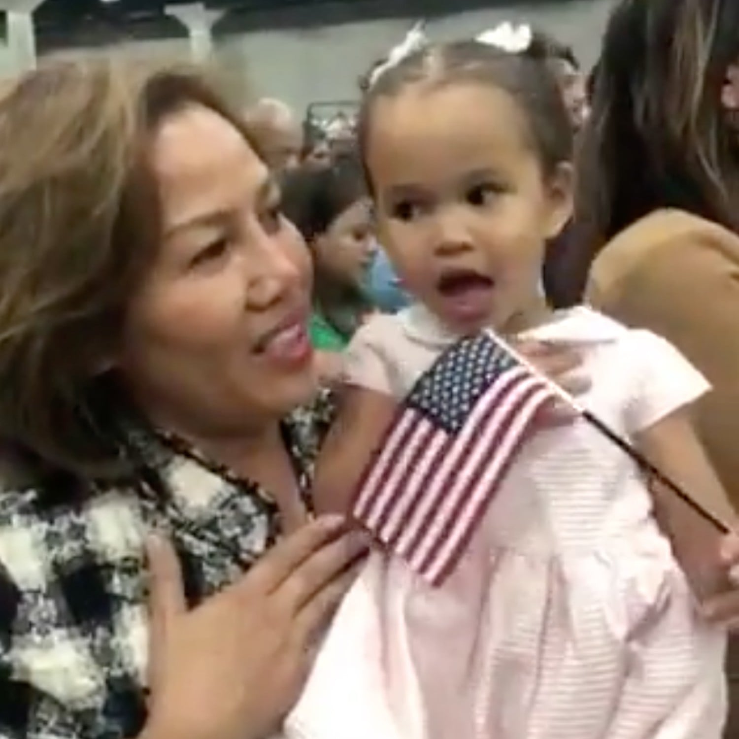Chrissy Teigen S Mom Becomes Us Citizen Popsugar Celebrity