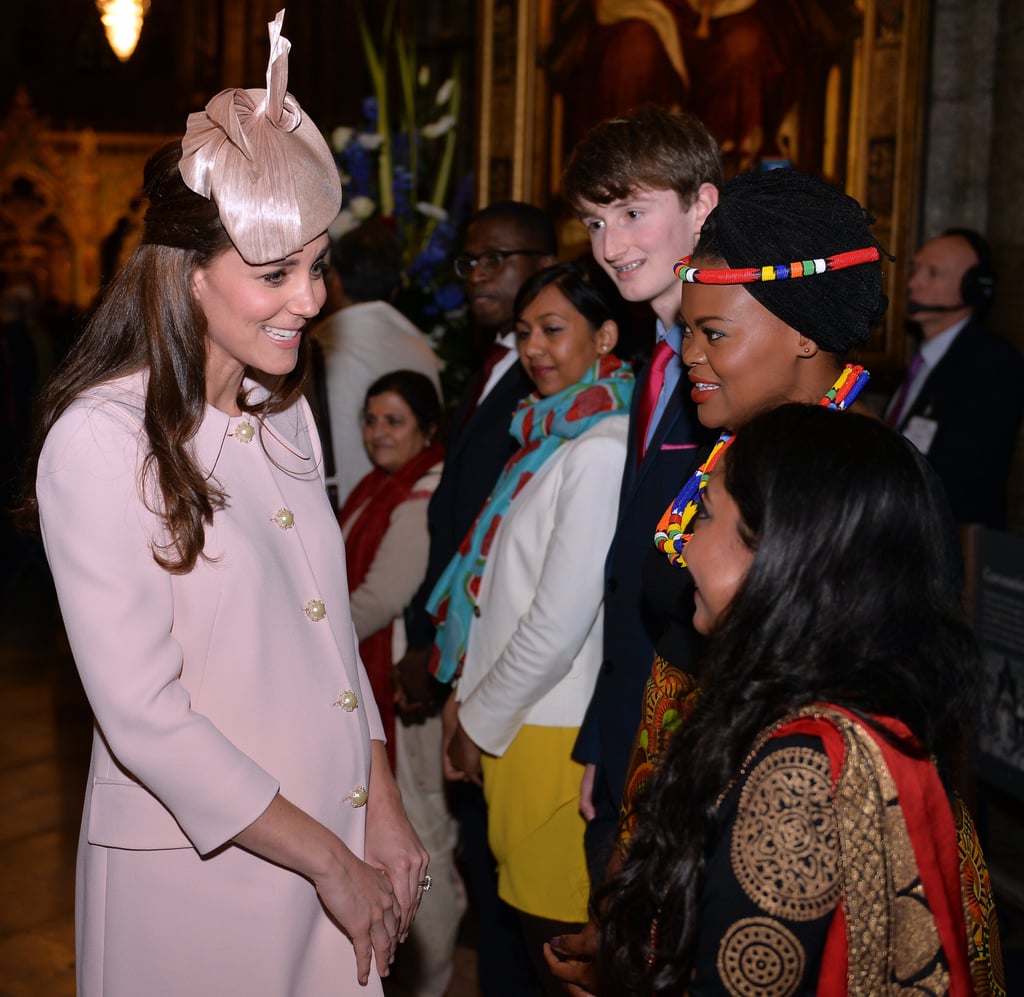 Along with several other members of the British royal family, Kate visited Westminster Abbey on March 9 for the Commonwealth Day service.