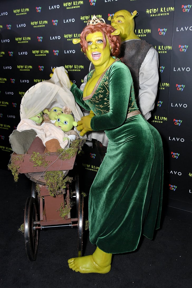 Heidi Klum Shrek Halloween Costume 2018 POPSUGAR Celebrity Photo 20