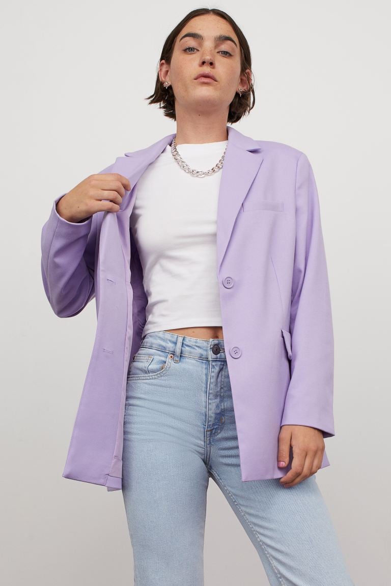 H&m lavender blazer clearance