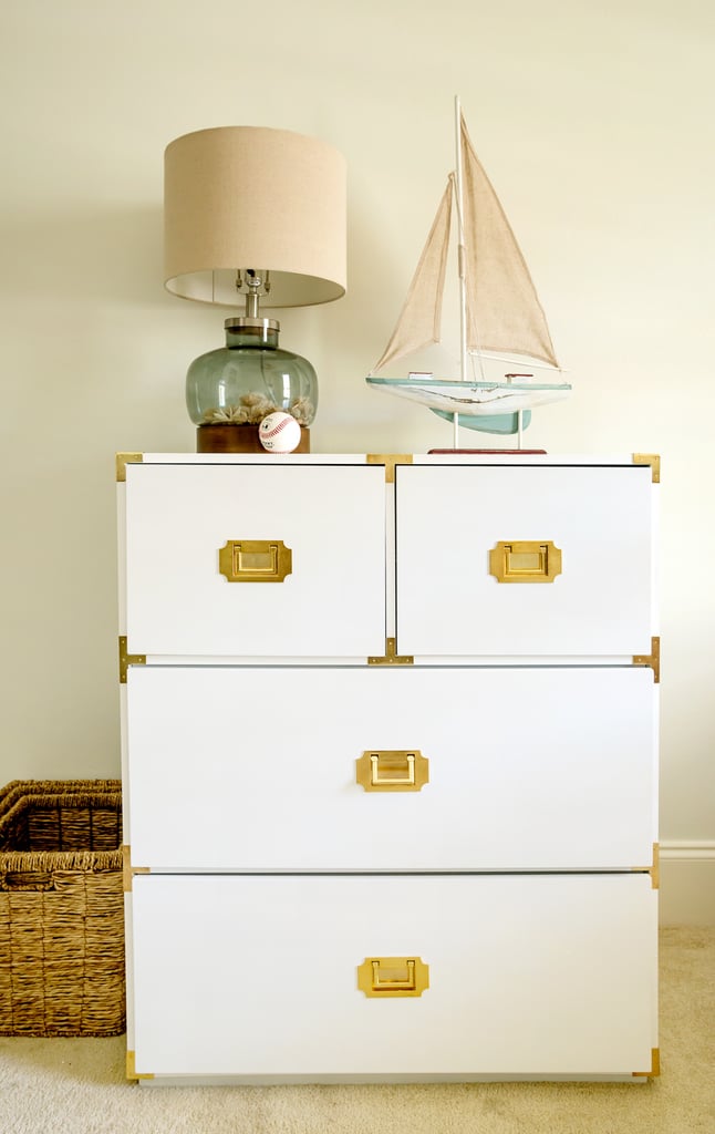 The family's love of the water is reflected in the sea-inspired decor in Eric's room.