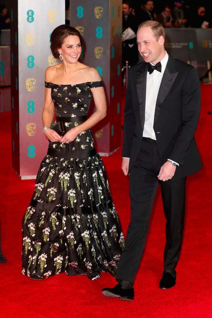 Duchess of Cambridge McQueen Dress at BAFTA Awards 2017