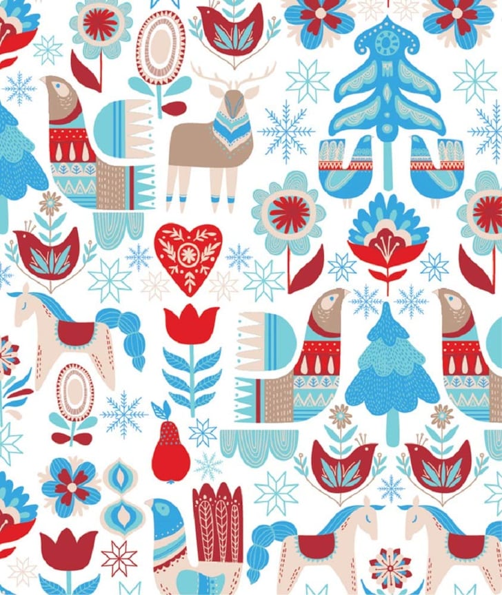 Nordic Winter Holiday Gift Wrapping Paper | Best Wrapping Paper From