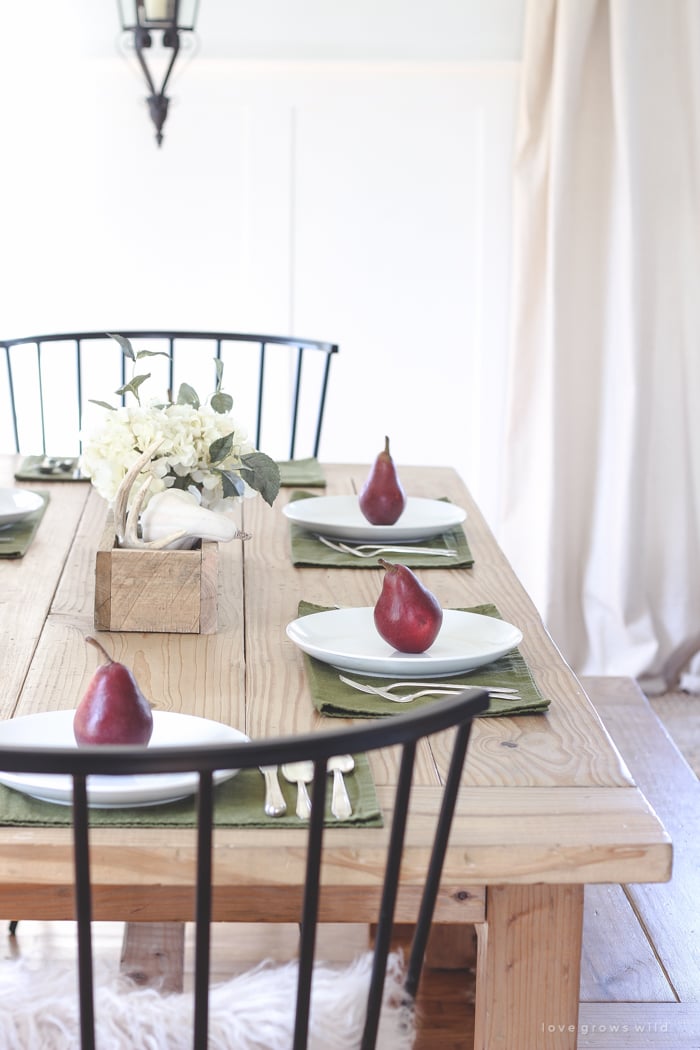 Pear Table Settings