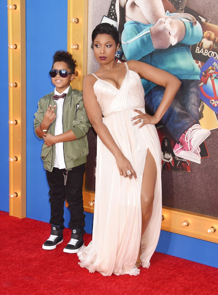 Jennifer Hudson at LA Sing Premiere With Son December 2016