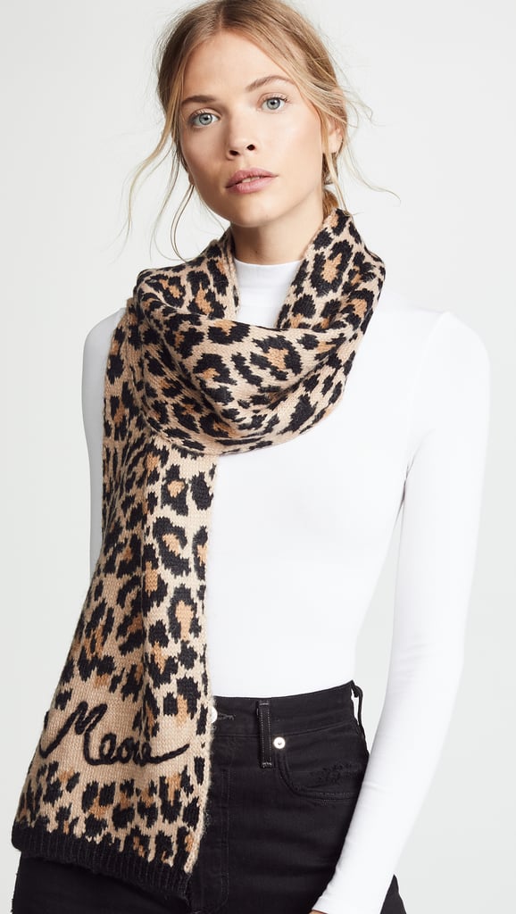 Kate Spade New York Leopard Muffler Scarf