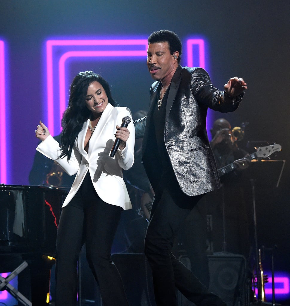 When Demi Lovato Paid Tribute to Lionel Richie at the Grammys