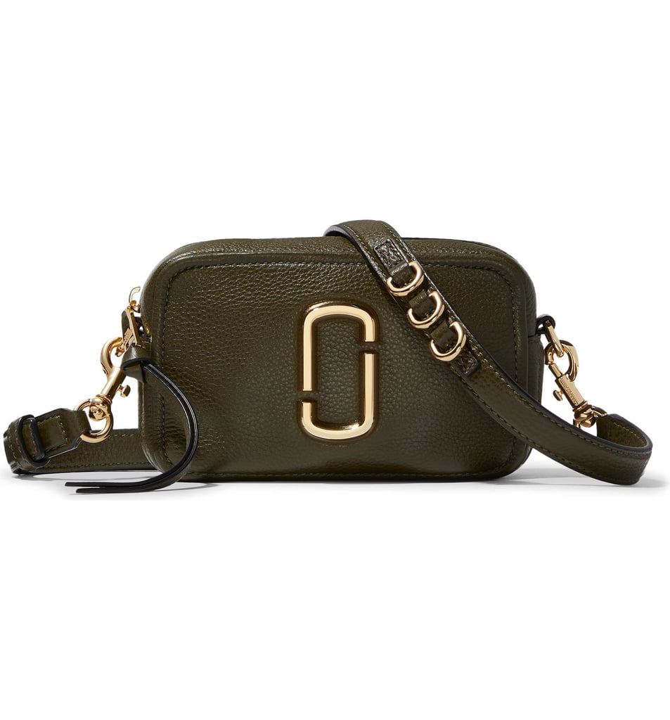 The Marc Jacobs Softshot 17 Leather Crossbody Bag