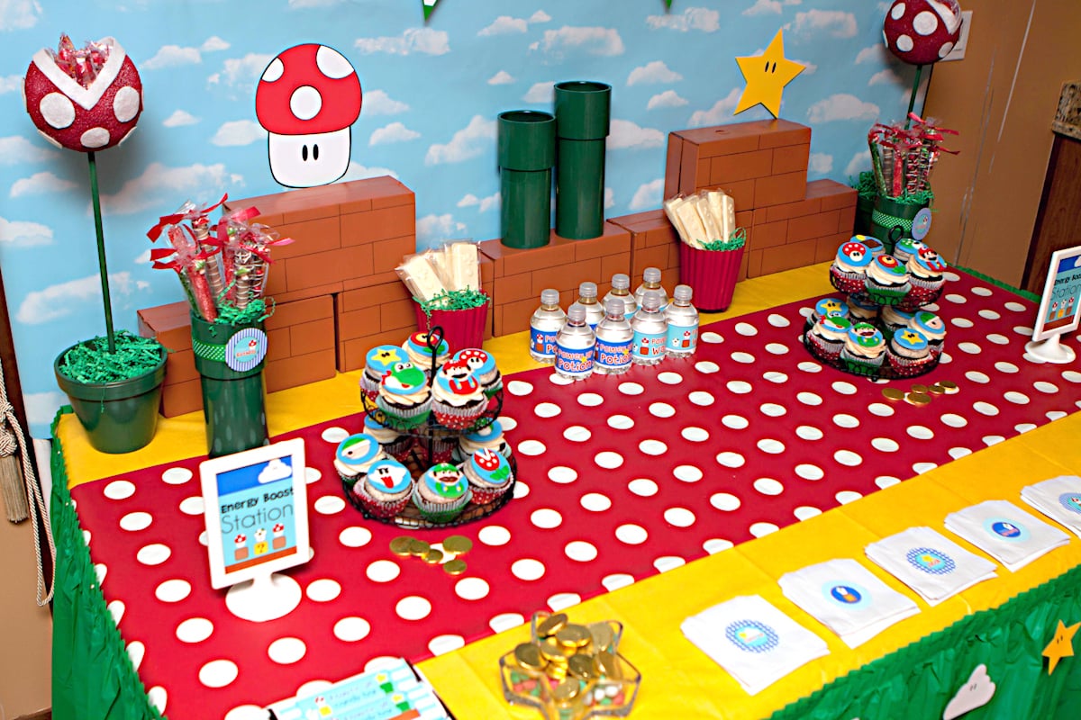 Super Mario Birthday Party POPSUGAR Family