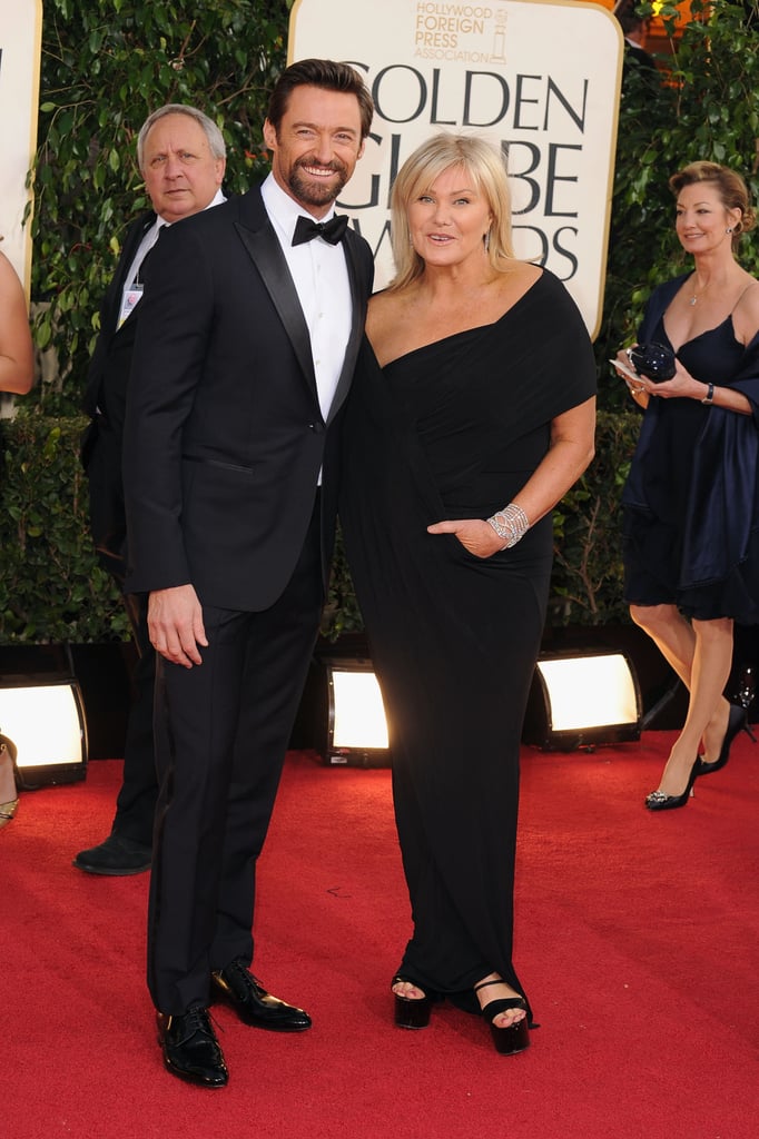 Hugh Jackman And Deborra Lee Furness Celebrity Couples At Award Shows 2013 Popsugar Love 