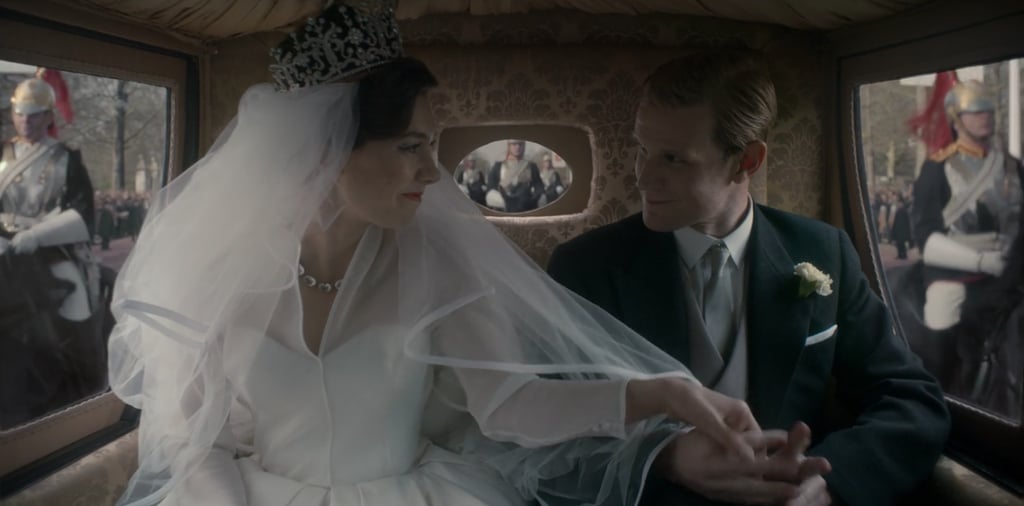 A look into Princess Margaret's carriage ride to Westminster, which is a key part of The Crown's dramatisation of her special day.