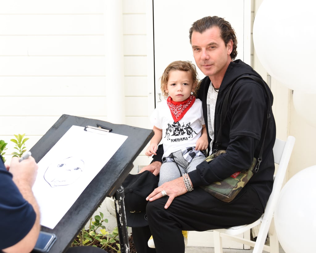 Gavin Rossdale and Kids Easter Egg Hunt March 2016