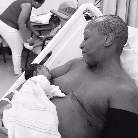 Mom Breastfeeding After Mastectomy Picture