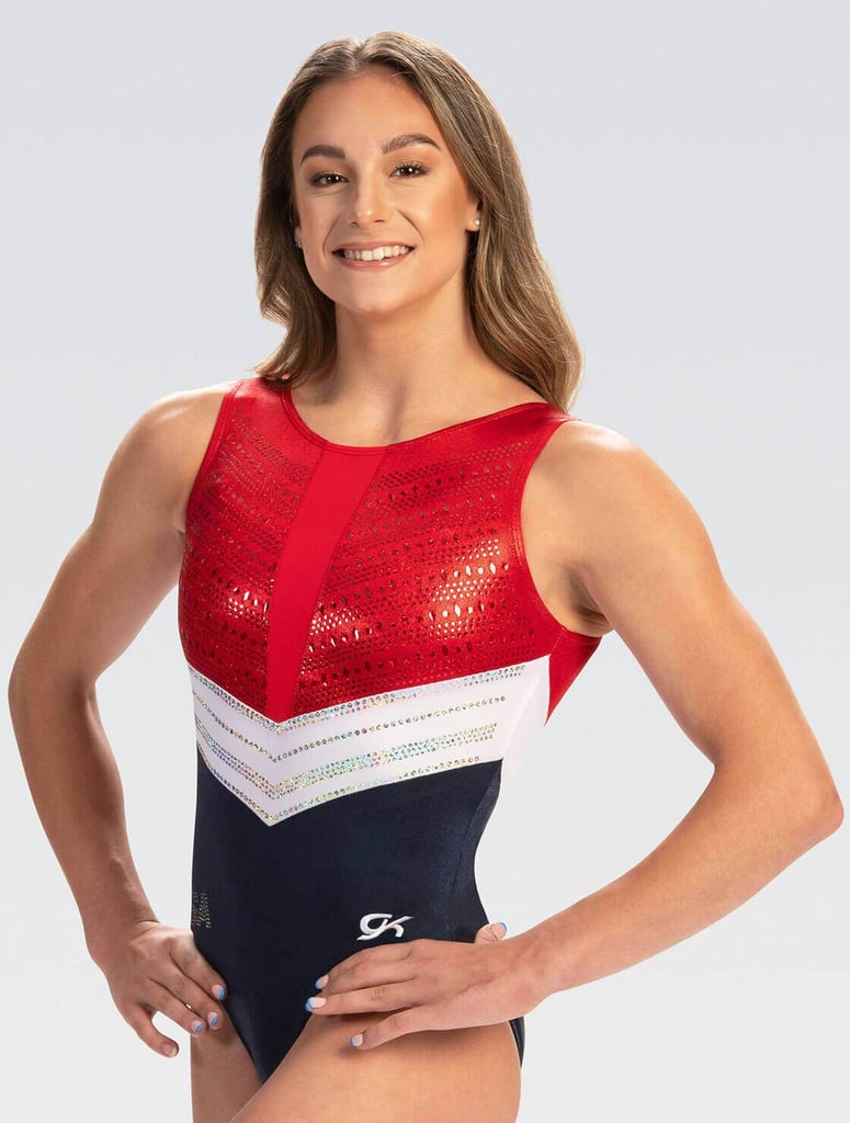 GK Elite Patriotism Replica Workout Leotard