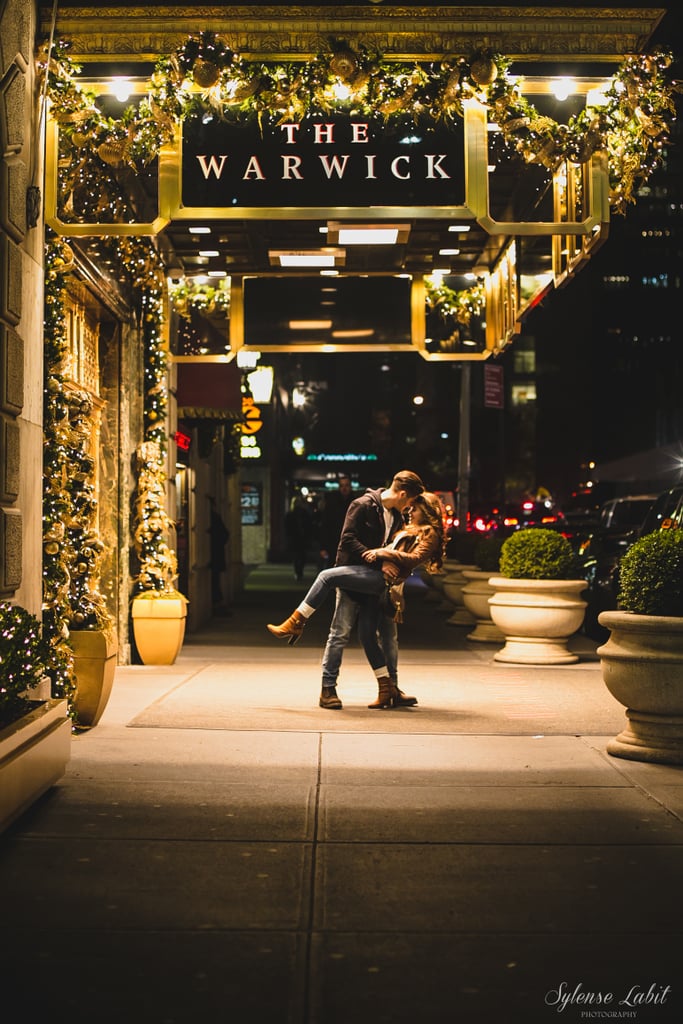 Christmas Engagement Photos in New York