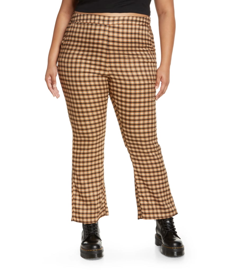 Check Mate: BP. Flare Check Woven Pants