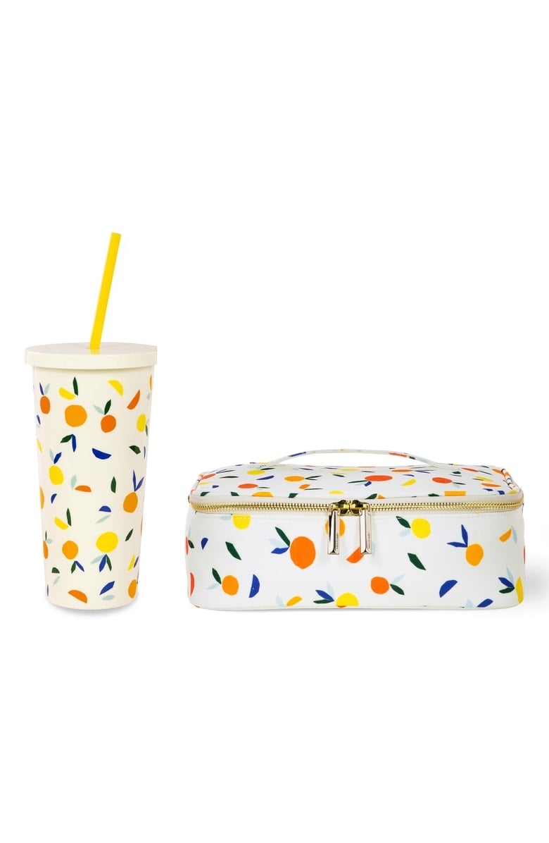 Kate Spade New York Citrus Twist Insulated Tumbler Lunch Tote Set