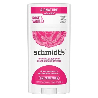 Schmidt's Rose + Vanilla Aluminium-Free Natural Deodourant