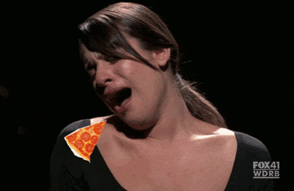 Pizza is comforting.