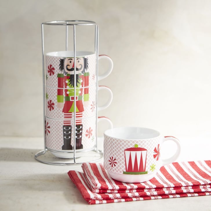 Nutcracker Stackable Coffee Mug Set (20) Pier 1 Imports Holiday 2016