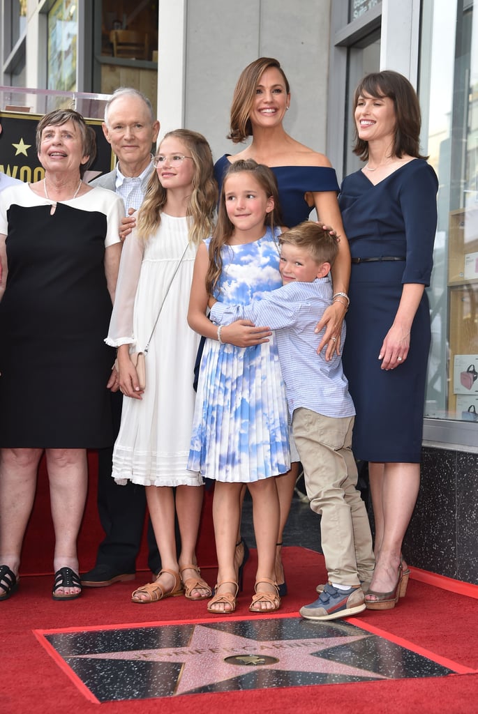 Jennifer Garner and Kids at Hollywood Star Ceremony 2018