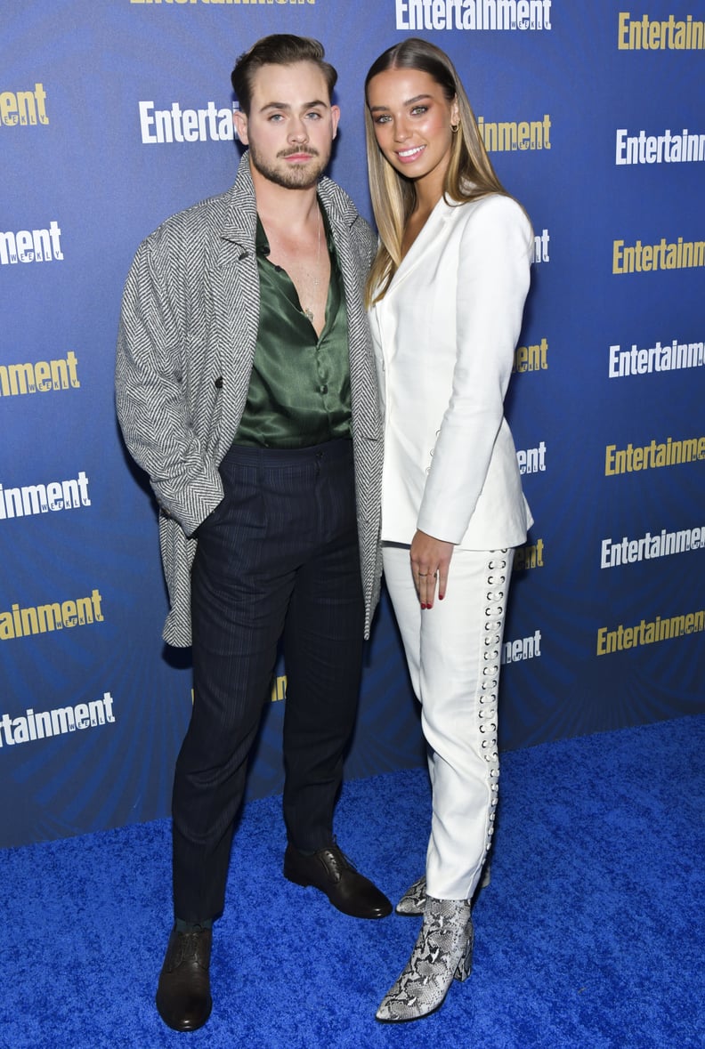 Dacre Montgomery and Liv Pollock at EW's 2020 SAG Awards Preparty