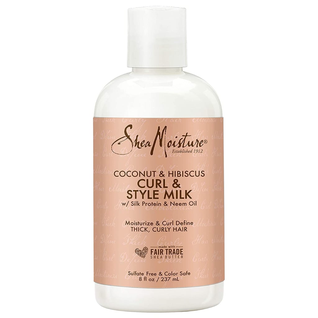 SheaMoisture Curl and Style Milk for Thick, Curly Hair Coconut and Hibiscus for Curl Definition