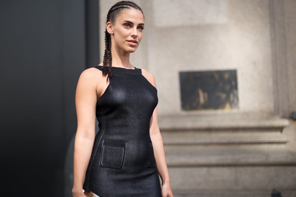 Actress Jessica Lowndes made her eyes stand out with a sizzling-hot, red smoky look.