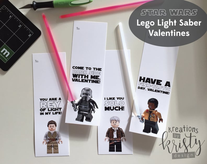 Lego Light Saber Valentines
