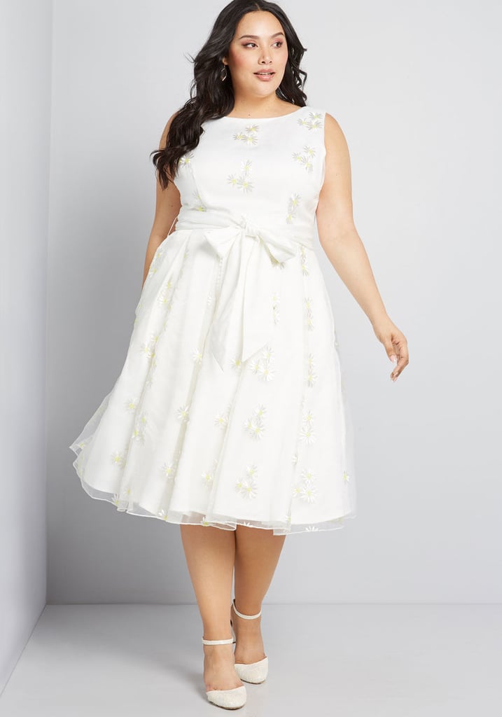 Daisy Occasion Embroidered Dress ModCloth Wedding Dresses POPSUGAR