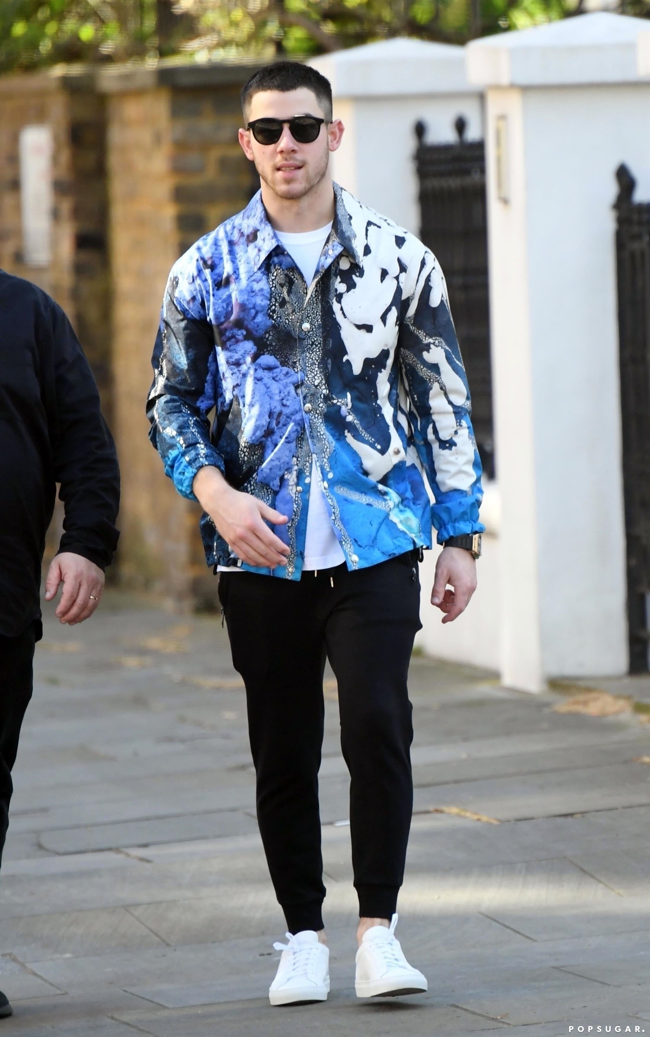 Nick jonas cheap burberry jacket