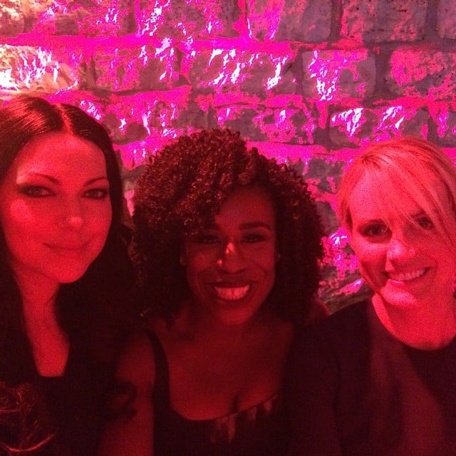 Uzo Aduba and her Orange Is the New Black costars shared a selfie shot in Paris.
Source: Instagram user uzoaduba