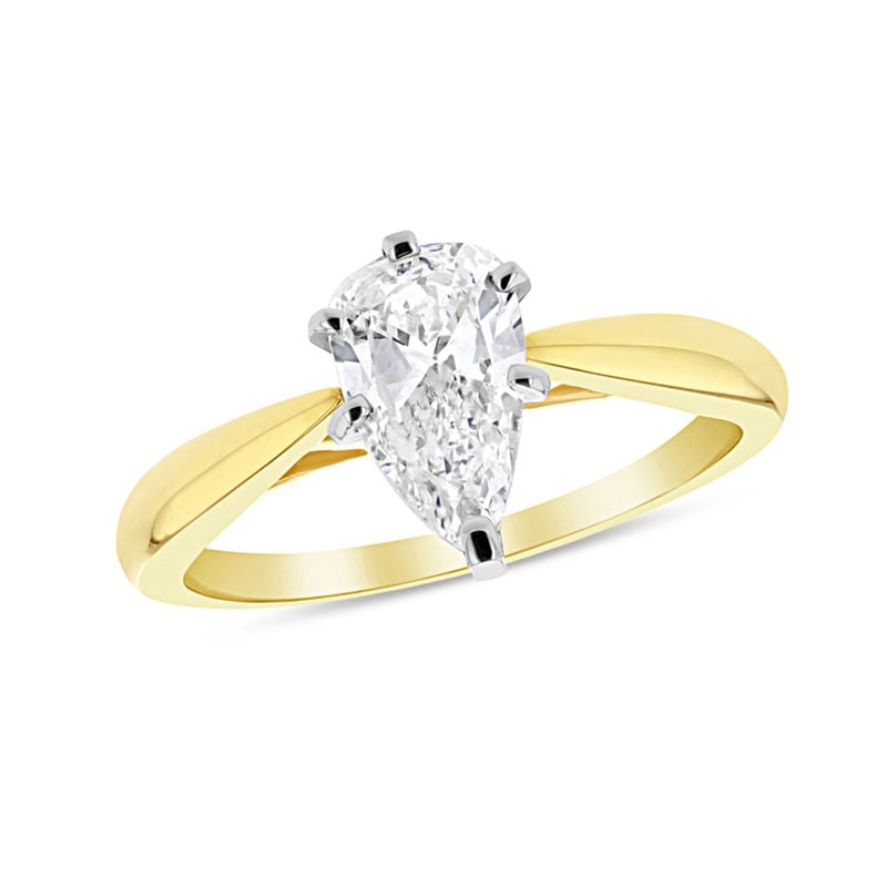 Zales Pear-Shaped Diamond Solitaire Engagement Ring