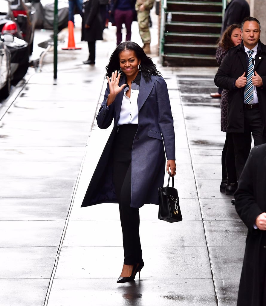 Michelle Obama's Alexander Wang Bag in New York March 2017