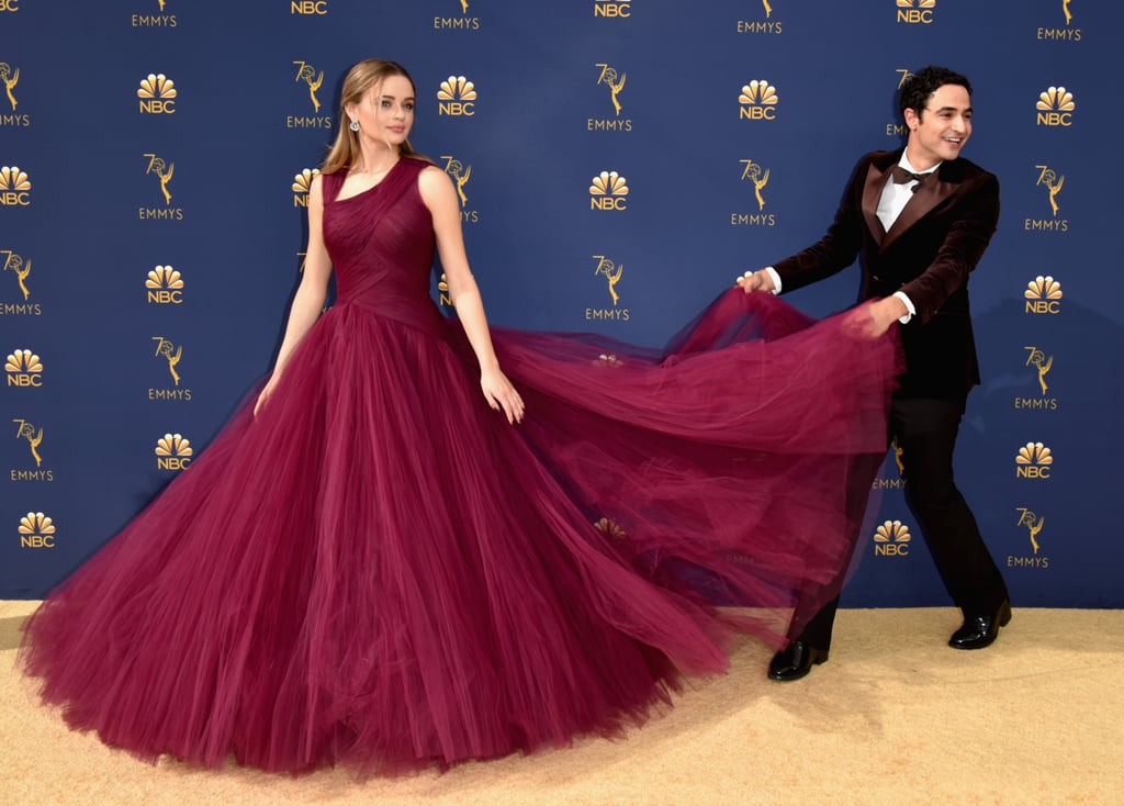 Joey King in Zac Posen Dress at the 2018 Emmys