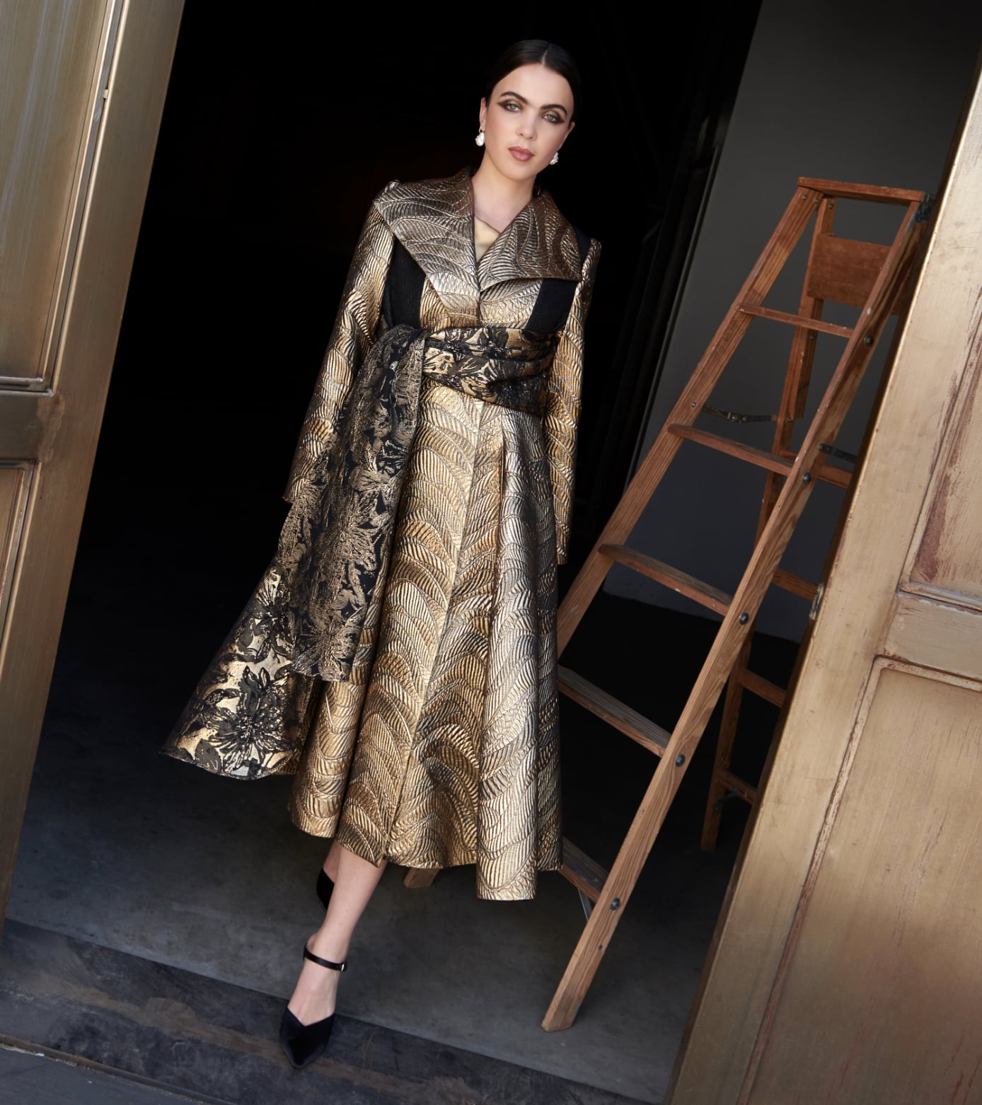 making the cut coat dress Making the Cut Season 3 Episode 4 Winning Look Yannik's Deconstructed Trench Coat Dress, Black, XXL