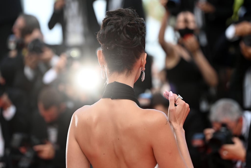 See Bella Hadid's White Jean Paul Gaultier Dress at Cannes