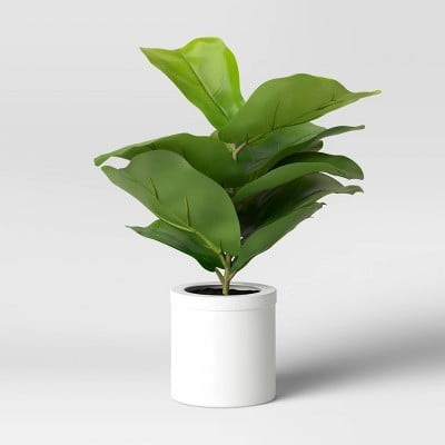 Threshold Artificial Fiddle Leaf Plant in Pot