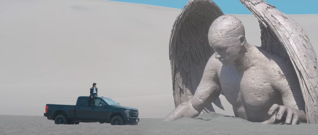 BTS "Yet to Come" Music Video Easter Egg: The Angel in the Sand
